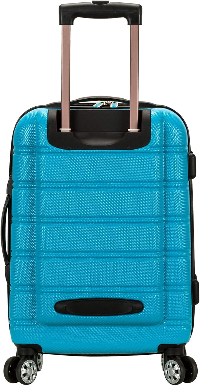Rockland Melbourne Hardside Expandable Spinner Wheel Luggage, Carry-On 20", Turquoise