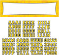 Giant Customizable Banner - Yellow Party Accessory
