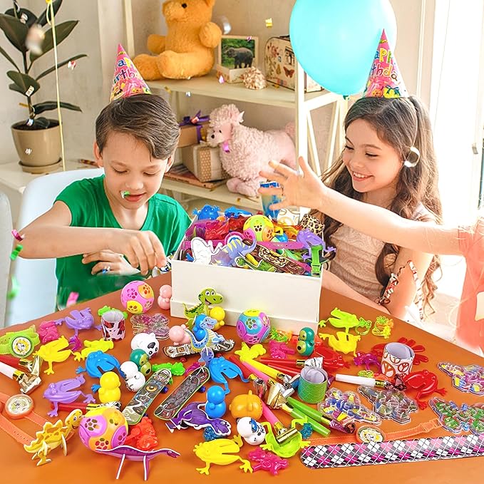 XIPEGPA 65PCS Party Favors Toy Assortment for Classroom Rewards Bulk Toys Birthday Party Toys Goodie Bag Filler Treasure Box Gifts for Boys and Girls