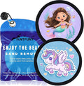 Sand Remover Unicorn Mermaid Eraser Removal Bag Mitt Brush Wipe Off Beach Vacation Essentials Travel Necessities Supplies Lake Day Activities Find Hawaii Trip Must Have Family Toy Game Towel Sifter