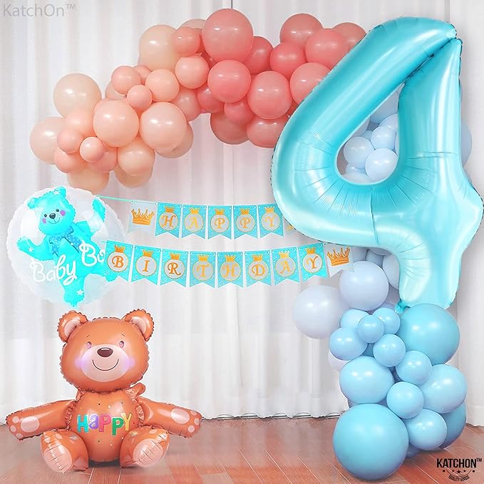 Giant Light Blue 0 Balloon Number - 40 Inch | 0 Foil Balloon | Light Blue Zero for Ocean Theme Birthday Party Supplies | 0 Mylar Light Blue Number | Zero Mylar Birthday decorations