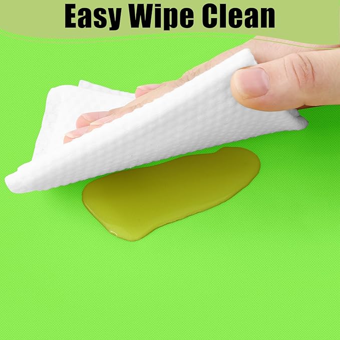 Smiry Disposable Table Cloth - 12 Pack, 54 x 108 Inch Waterproof Rectangle Tablecloths for Parties, Decorative Plastic Table Cover, Leakproof & Sturdy, Lime Green