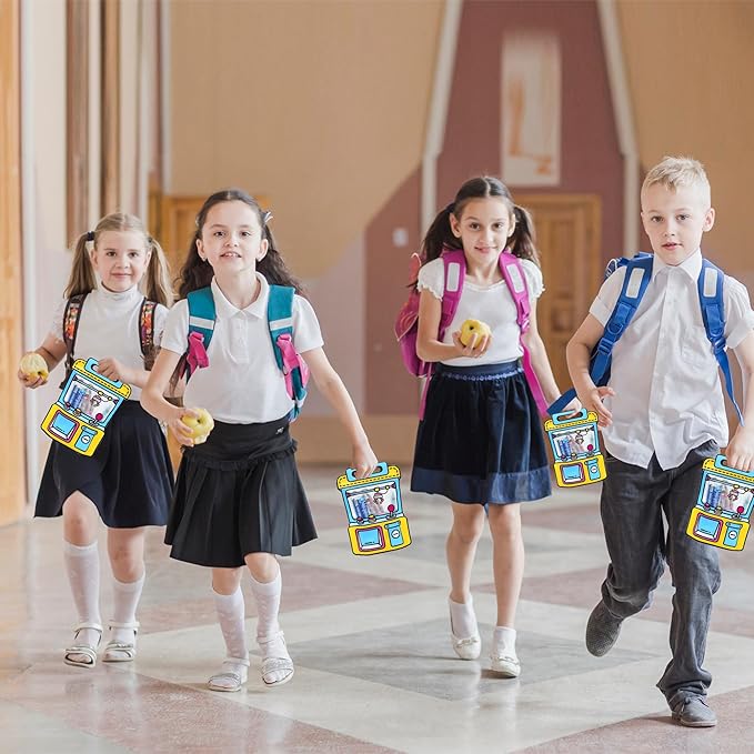 30 PCS Blue Party Favor Bags for Kids, Children with Stand-up Bottom, Grip Seal Bulk Gift Bag for Birthdays, Back to School, Classroom