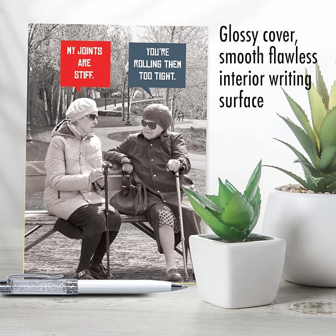 NobleWorks Funny Birthday Greeting Card with 5 x 7 Inch Envelope (1 Card) BdayUnlit Stiff Joints C10246BDG