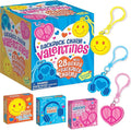 Peaceable Kingdom Valentines Box for Kids, Valentines Day Box Kit for Valentines Cards for Kids Classroom - Backpack Charm Valentines