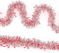 33ft Christmas Tinsel Candy Cane Hanging Garland for Tree & Fireplace Decoration