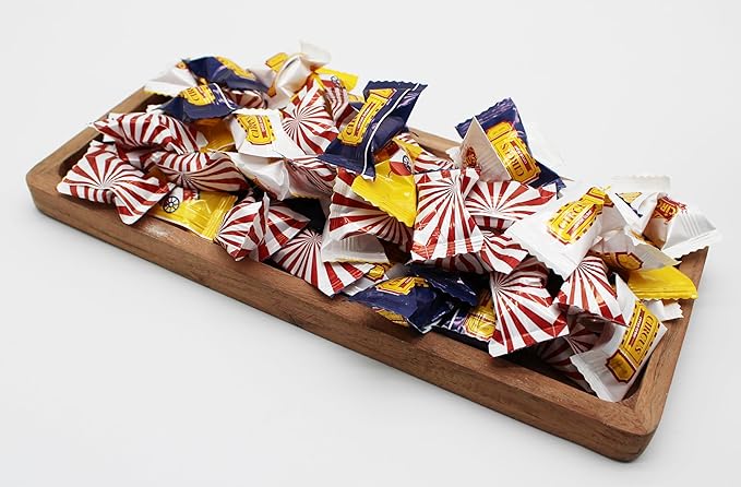Circus Themed Peppermints 100 Count Individually Wrapped - Bulk Mints For Birthday Party Giveaways & Candy Goodie Bags-Carnival Fun Mints For Adults or Kids