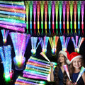 38 PCS Glow Sticks Bulk, Glow Fiber Optic Sticks, LED Light Wands, Glow in The Dark Party Supplies, Fiber Optic Wands for Weddings, Flashing LED Party Favors, Colorful Light Sticks