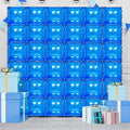 36 Piece XL Blues Square Foil Balloon Wall Screen Double Sided Square Balloon Screen Tunnel Arch Kit Mylar Square Balloons for Baby Shower Graduation Prom Birthday Party Decorations (Blues)