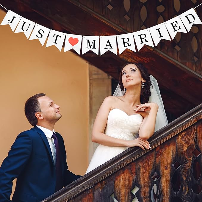 Mr Mrs Sign for Wedding Table, Mr and Mrs Wooden Letters, Mister & Miss Wedding Decoration Items, Head Table Wood Letter, Anniversary Party Valentine's Day Vintage Decor (Silver W/banner)