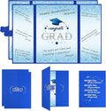 Vlipoeasn 2PCS Graduation Guest Book Alternative, Blue Silver Class of 2026 Graduation Party Decorations, Graduation Signature Book for 2026 College High School, Unique Graduation Gifts for Friends