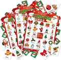 Christmas Bingo Cards Game Set - Xmas Festive Holiday Party Supplies for Kids and Adults, 24 Players, Merry Christmas Themed Bingo Cards for School Classroom, Family Activities, Seasonal Party Favors