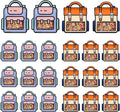 Lati Cute Goodie Kids Gift Bags - 20PCS Large Plastic Reusable Prefilled Goodie Bulk Party Favors Bags with Handles for Return Gift Kids Birthday,Snack,Candy,Party and Classroom Favorand Bags