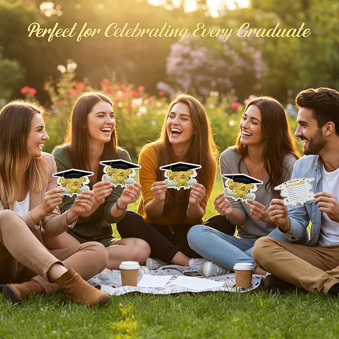 FaCraft Graduation Advice Cards for Graduate 2026-36PCS High School Senior School College University Graduation Party Grad Parties Supplies Favors Decorations Best Wishes & Advice for the Graduate