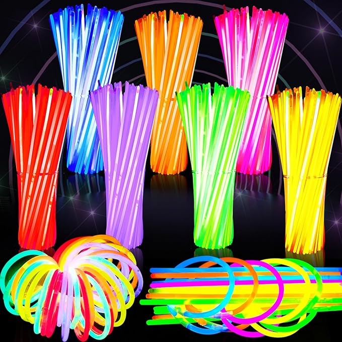 178 Pcs Glow In The Dark New Years Eve Party Supplies 2026 Decorations with 6 Led Glasses 6 Light Up Headbands 12 Flashing Bracelets 6 Noise Makers Necklaces 100 Glow Sticks Party Favors for New Years
