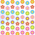 Capoda 8 Pcs Spring Flower Garland Decorations Colorful Flower Paper Garlands Hawaiian Hibiscus Paper Cutouts Floral Hanging Decor for Summer Birthday Theme Party Supplies