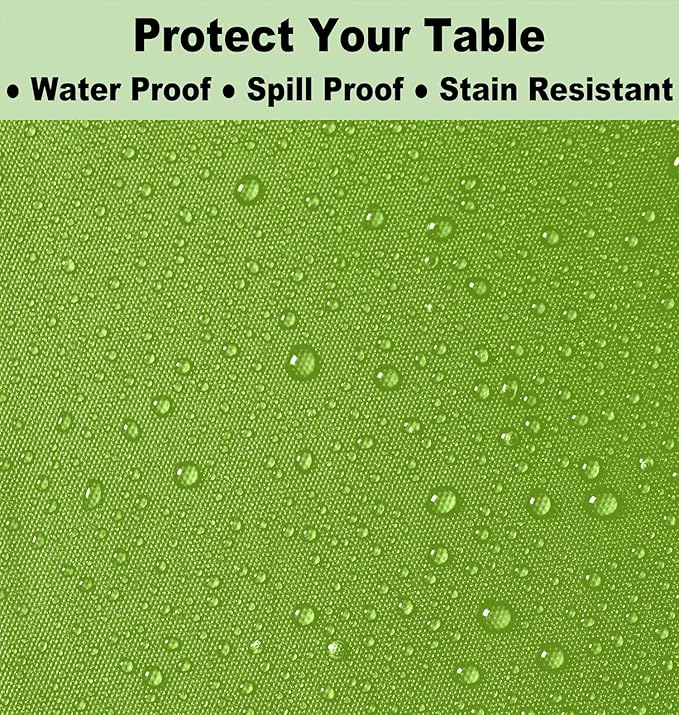 Plastic Lime Green Tablecloths 3 Pack Emerald Green Disposable Table Covers 54" x 108" Sage Green Table Cloths for Jungle Safari Dino Parties Birthdays Weddings, Fits 6 to 8 Foot Rectangle Tables