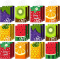 Outus 24 Pcs Summer Fruit Party Favors Bags Fruit Goodie Gift Paper Bag with Handles Tutti Frutti Strawberry Watermelon Candy Treat Tote Pouch for Summer Party Birthday Baby Shower Decoration Supplies