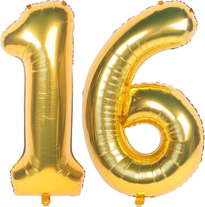 40 Inch gold Number Balloons Helium Foil Mylar Balloon Birthday Party banquet Decoration 16