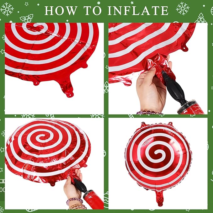 193 PCS Christmas Balloon Garland Arch Kit, Christmas Tree Balloons, Christmas Tree Snowman, Deer, Sled Aluminum Foil Balloons Santa Claus Hanging Decoration for Christmas Party