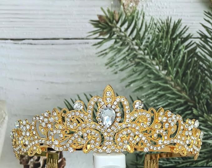 Happy Anniversary Party Supplies Kits Wedding Anniversary Gold Blue Crown and Sash Party Supplies Decorations Favors for Husband Wife