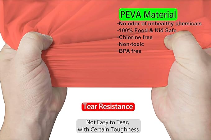 Coral Plastic Tablecloths 2 Pack Blush Red Disposable Covers 84 Inch Circle for 6 ft Round Tables - PEVA Cloths for Bridal Shower, Picnic, Birthday, Wedding, Banquet Parties