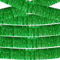 Green Foil Fringe Garland 6Pcs 10 Feet Metallic Tinsel Hanging Curtain Glitter Backdrop Banner for Parade Floats Christmas Wedding Party Decorations