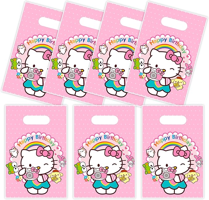 Jlemon 30pcs Birthday Party Gift Bags Candy Goody Bags Birthday Party Supplies Decorations (Style F)