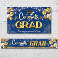 Large Banner and Backdrop for Party, Yard, Garden – Party Supplies for Indoor/Outdoor (Graduation Blue)
