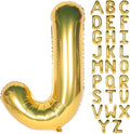 Letter Balloons 40 Inch Giant Jumbo Helium Foil Mylar for Party Decorations Gold J