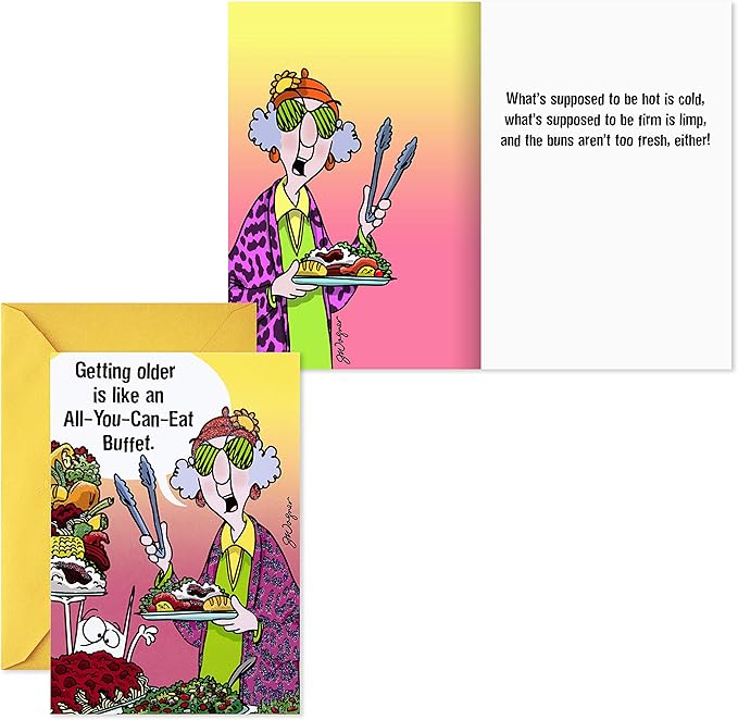 Hallmark Maxine Funny Birthday Cards Assortment (5 Cards with Envelopes)