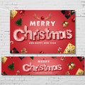 Large Christmas Party Banner and Backdrop for Indoor & Outdoor, Yard Garden Halloween Decorations & Party Supplies (Pink)