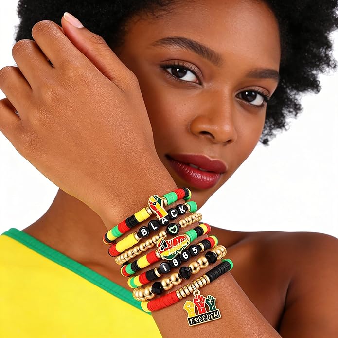 Surfer Heishi Bracelets for Women Stackable Rainbow Vinyl Disc Clay Beaded Stretch Bracelets Elastic Layering Friendship Bracelets Boho Summer Beach Jewelry