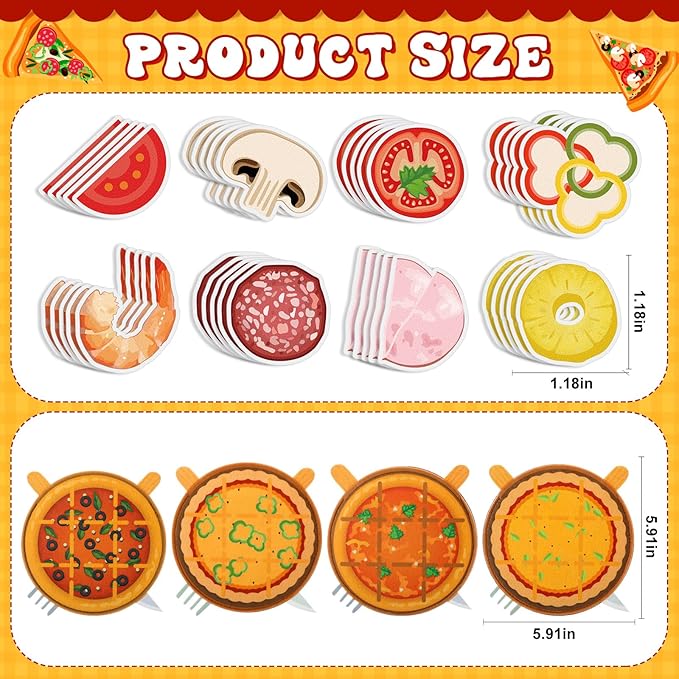 16 Set Pizza Party Game Turtle Favors 5.91 x 5.91 Inch Pizza Tic Tac Toe Game Turtle Themed Birthday Party Supplies Back to School Gifts