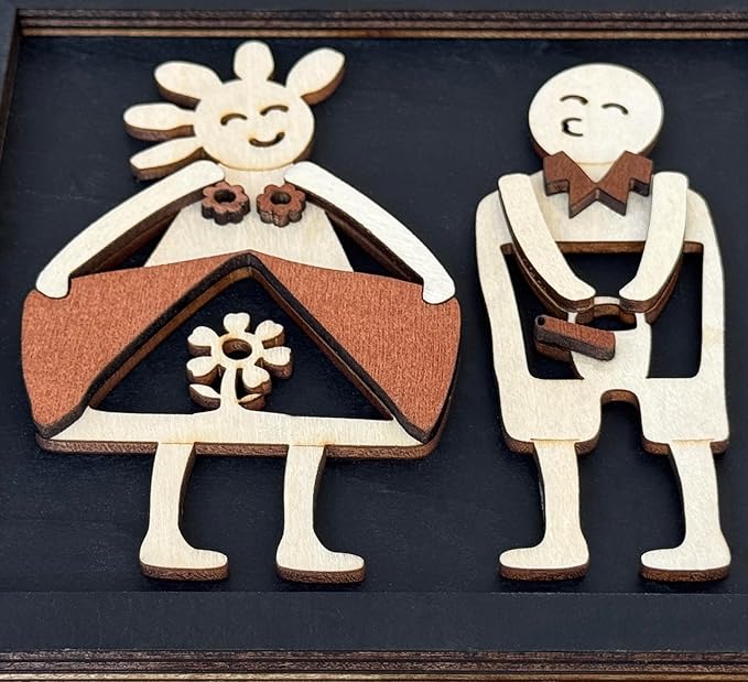 Funny Couples Sign Wedding Gifts Picture Frame Must Haves Couples Sexy Bedroom Decor Wood Plaque Mr and Mrs for Newlyweds Anniversary Boyfriend Girlfriend Wall Hanging HU-FR252