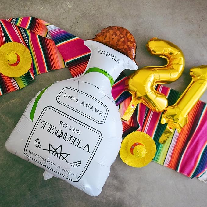 Giant 30" Tequila Balloon (set of 1) Tequila Party Decorations, 21st Birthday, Margs and Matrimony Bachelorette, Margarita Balloons, Cinco de Mayo