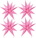 Katchon, Large Pink Star Balloons - 50 Pieces, 26 Inch | Pink Starburst Balloon | pink Spike Balloons for Baby Shower Decorations | Metallic pink Balloon for Bachelorette, Sweet 16 Party Deorations