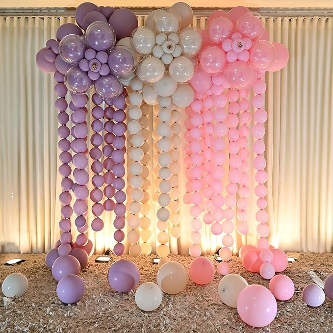 Beige Quick Link Balloons - 60PCS Linking Balloons for Wedding, Birthday, Baby Shower, Engagement, Graduation Party Decorations (10inch)