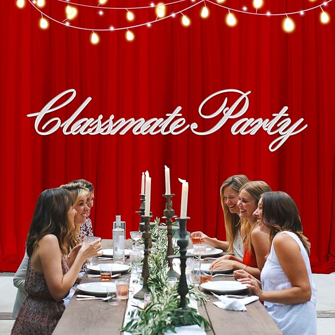 MEETSKY Red Backdrop Curtains for Christmas Party Valentine's Day Arch Stage Wedding Ceremony Red Curtains Fabric Photography Backdrop Drapes for Birthday Party Baby Shower,5ft x 8ft,2 Panels