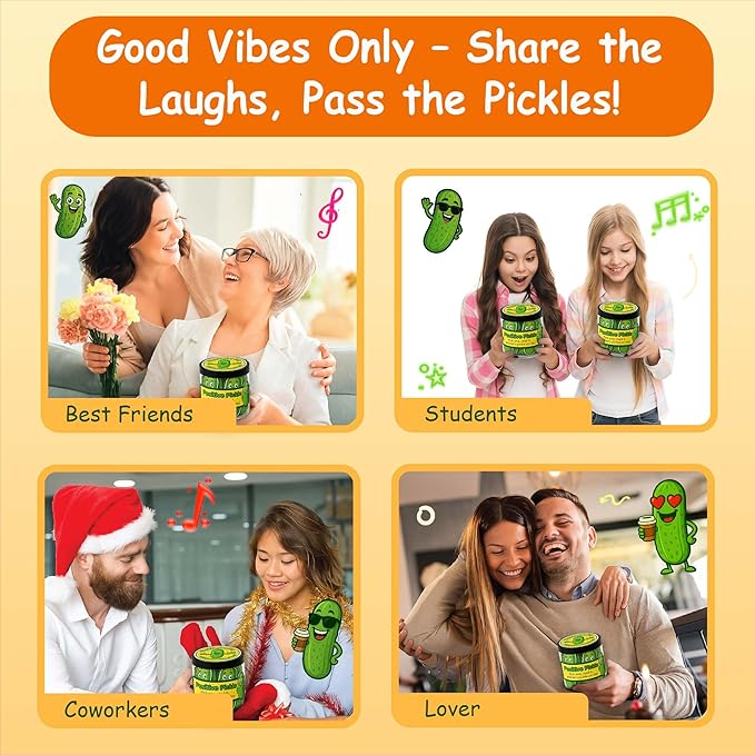 60 Positive Pickle Cards Jar - Easter Basket Stuffers for Teens - Affirmation Cards for Women, Teens, Emotional Pickle Gifts, Positive Pickle Jar, Funny Pickle Gifts for Women, Teen Girl Birthday Gifts, Positivity Jars - Easter Basket Stuffers for Adults