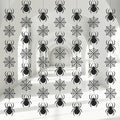 Xinnun Halloween Party Decorations Spider Web Banner Garland Horror Theme Banner Cutouts Ribbon Streamers for Black Halloween Birthday Party Office School Home Decor