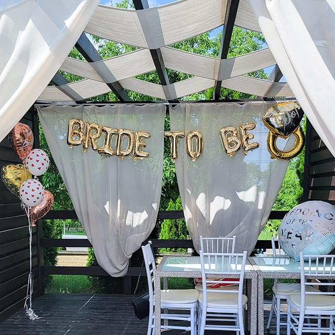 52 pcs Gold Foil Letter Balloons with Air Pump, 16 Inch 2 A-Z Sets - Mylar Alphabet Balloon Kit for Birthday Banner & Party Decorations