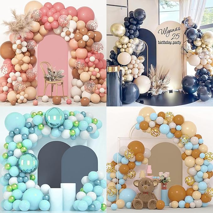 Arch Covers,Arch Backdrop Stand Fitted Cover for Wedding Birthday Party Ceremony Banquet Decoration(6.6FT,Lilac,Cover Only)