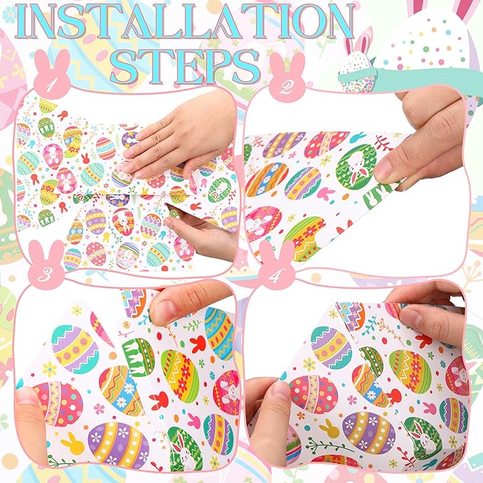 Marspark 24 Pcs Easter Party Supplies Holiday Paper Popcorn Boxes Easter Tray Colorful Egg Cookie Boxes Spring Bowl Bunny Snack Cups Flower Rabbit Party Supplies for Birthday Baby Shower Wedding