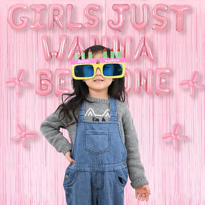 BRAVESHINE Pastel Pink Fringe Curtains Backdrop - 2 Pack Photo Booths Party Streamers for Easter/Unicorn/Baby/Cowgirl/Princess/Birthday/Bridal Shower/Bachelorette/Engagement/Sweet/Bow Decorations