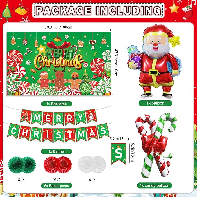 Gingerbread Christmas Decorations: Merry Christmas Decorations Christmas Party Decorations Gingerbread Party Decorations