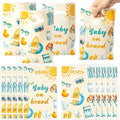 Baby on Board Baby Shower Party Favor Bags - 50Pcs Splish Splash Baby Bash Goody Candy Treat Bags Party Decorations for Kids Boys Girls Birthday Summer Events Supplies