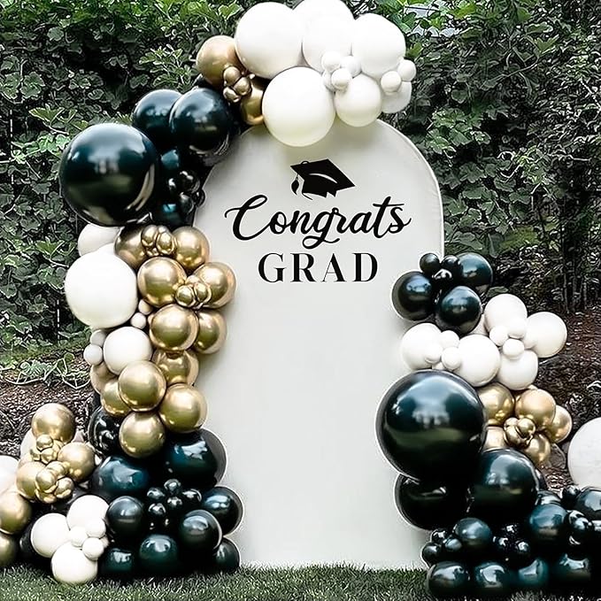 Graduation Decorations 2026 - Class of 2026 6.6Ft Arch Backdrop Kit - Grad Photo Party Decor Supplies for College High School Yard Garden