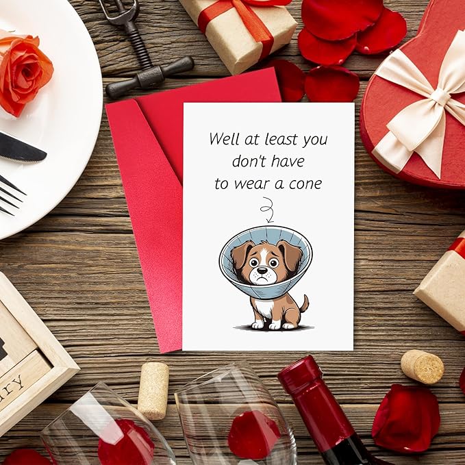 Funny Get Well Soon Card Gift for Friend Men Women, Hilarious Speedy Surgery Recovery Card for Him Her, Humorous Encouragement Support Gift