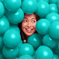 AFTERLOON® Biodegradable Mini Balloons 50 pcs Turquoise Blue (Tiffany) 5 Inch, Matte Color Thickened Extra Strong Latex Helium Float, Baby Shower Gender Reveal Wedding Birthday Party Decorations